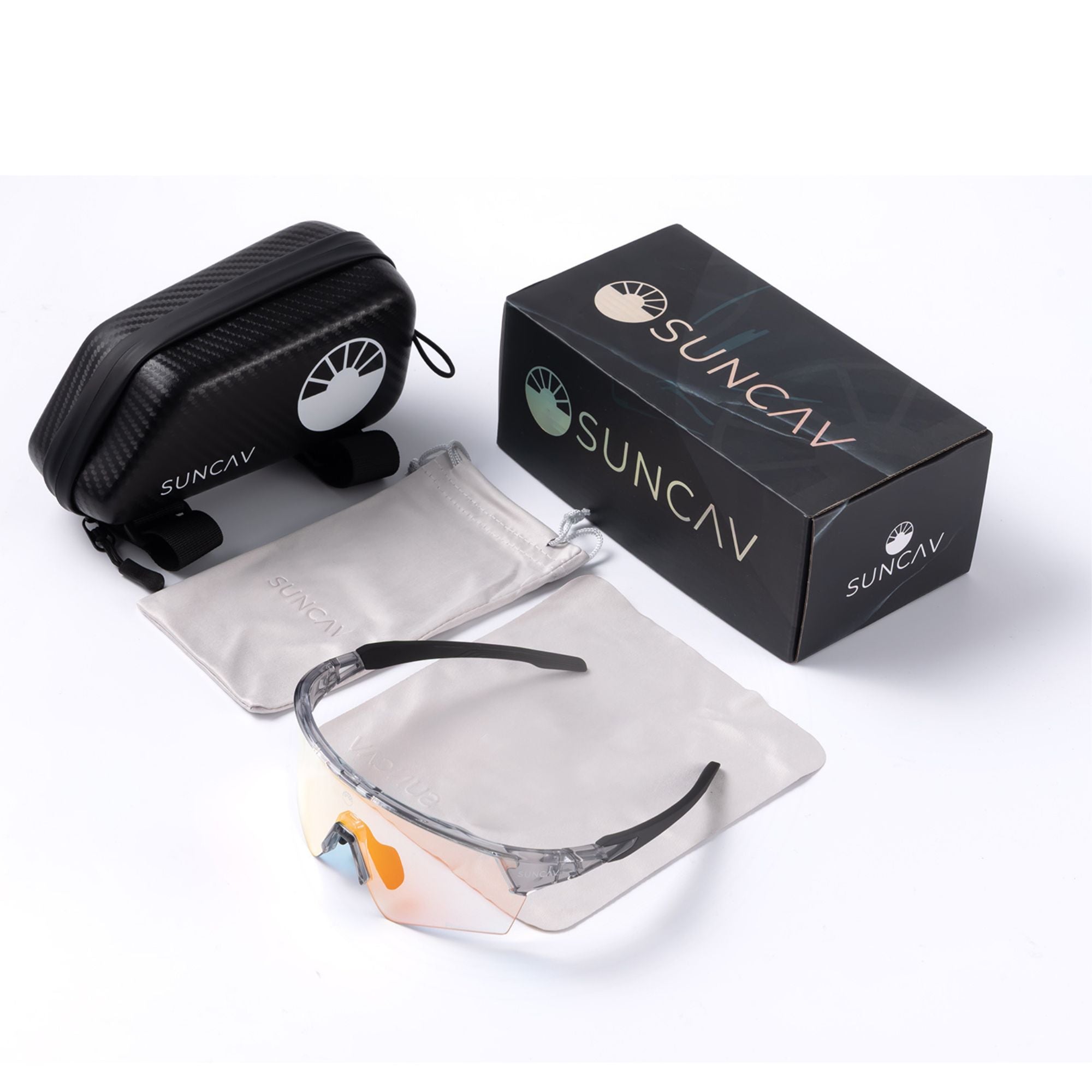 Photochromic, and ultra-resistant sports sunglasses.